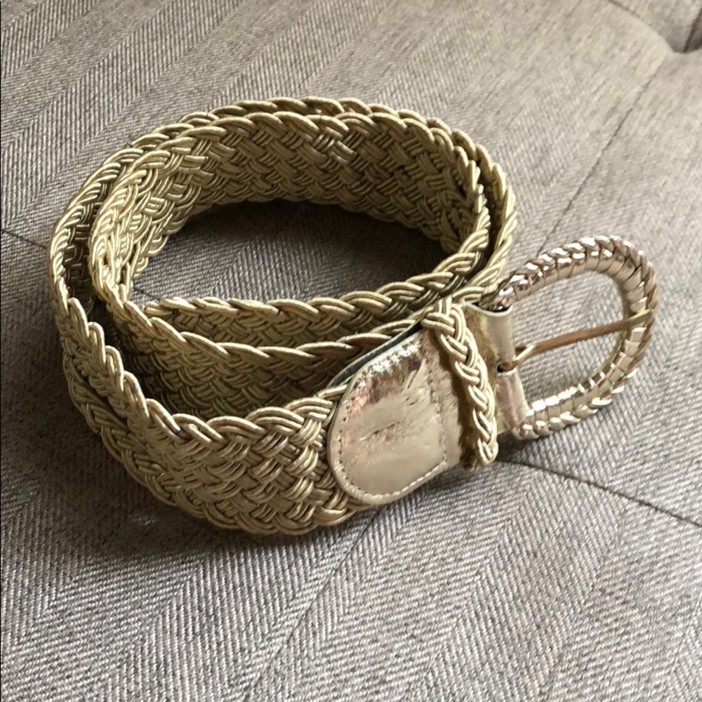Braided gold belt Lilly Pulitzer NWOT